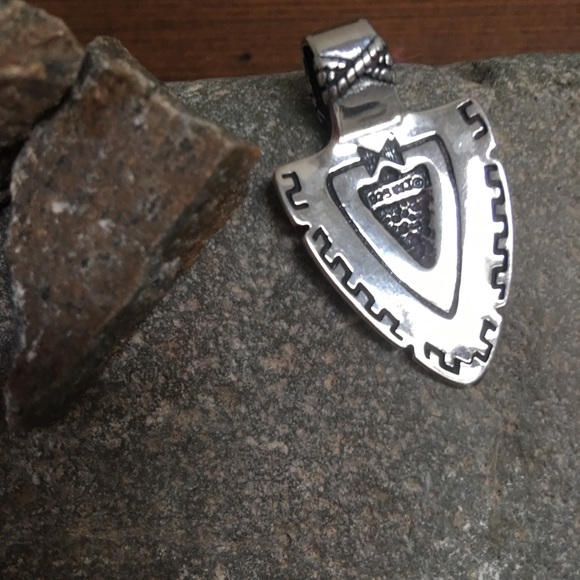 Waldeck Jewelers Jewelry Vtg Sterling Silver Arrowhead Pendant